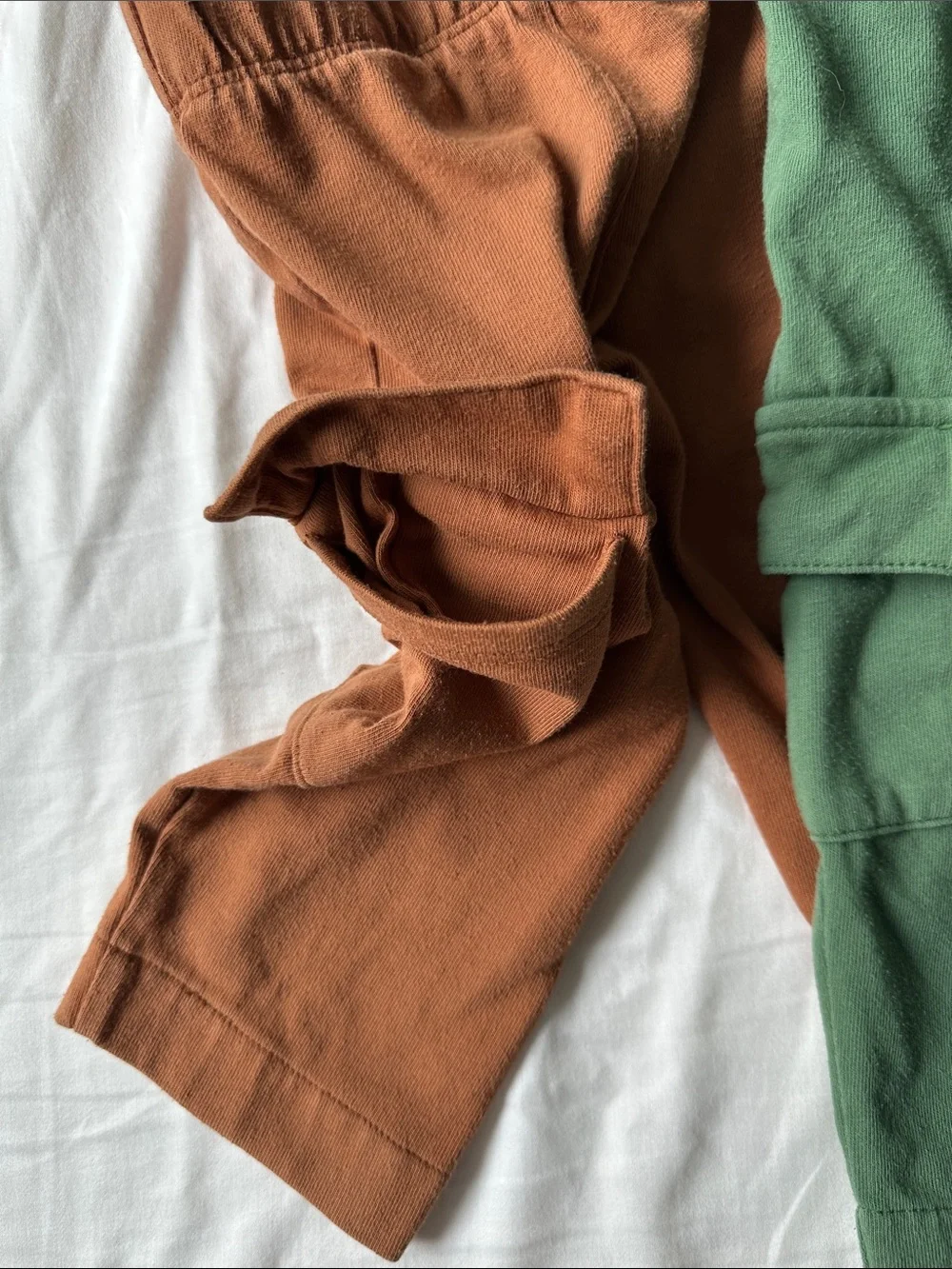 Roots & Threads Kids Cargo Joggers wide leg